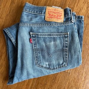 Men's Levi's 514 Denim Jean, Broken-in, Size 34x30